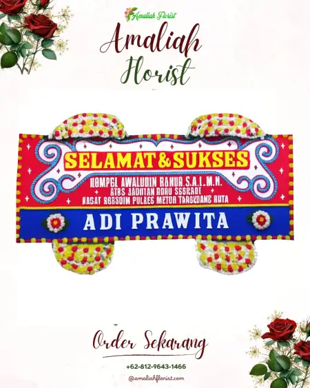 Papan Bunga Ucapan Selamat Blimbingwuluh